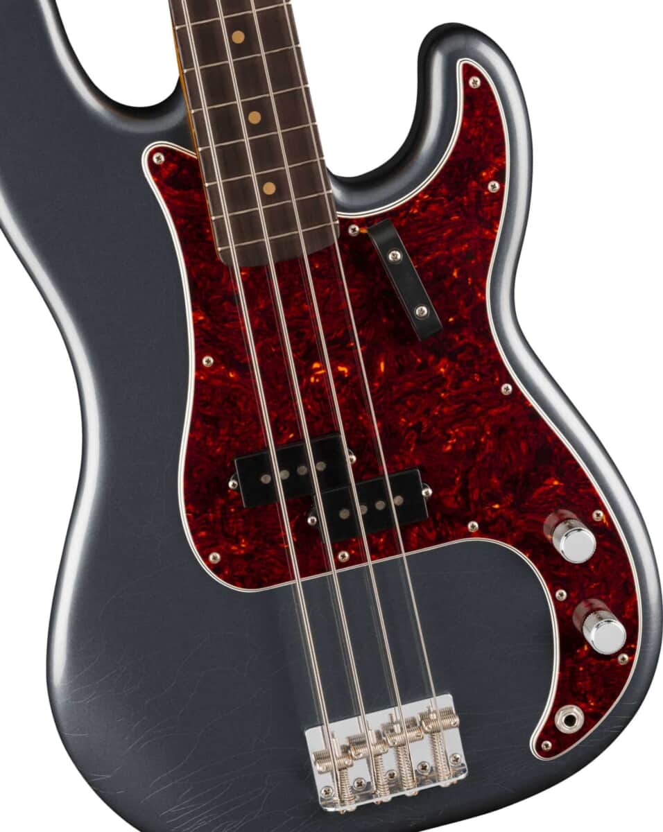 Fender Limited Edition Vintera® II Road Worn® '60s Precision Bass® Charcoal Frost Metallic