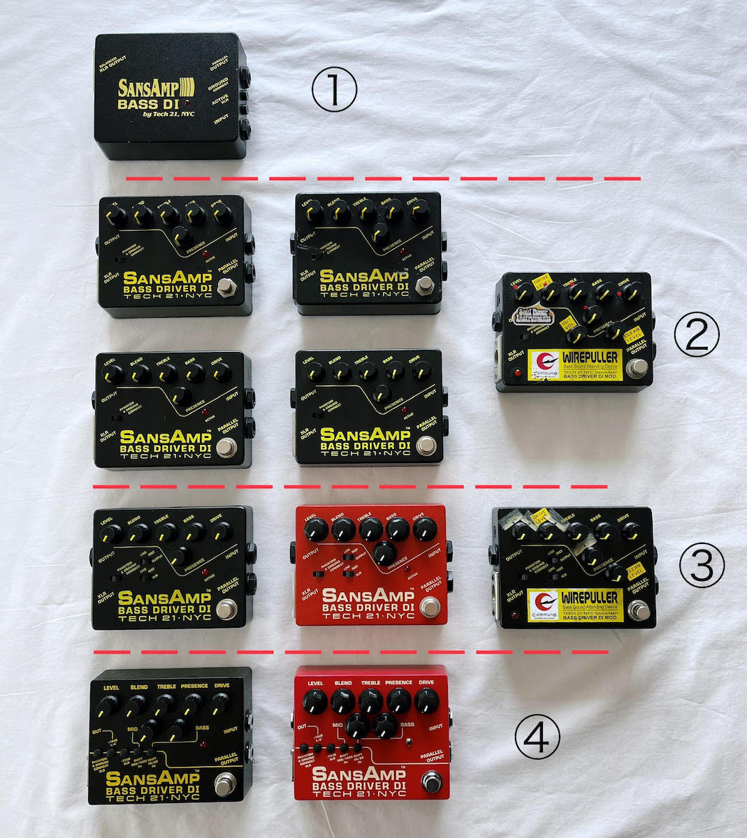 SansAmp Bass Driver DI プチMOD - エフェクター