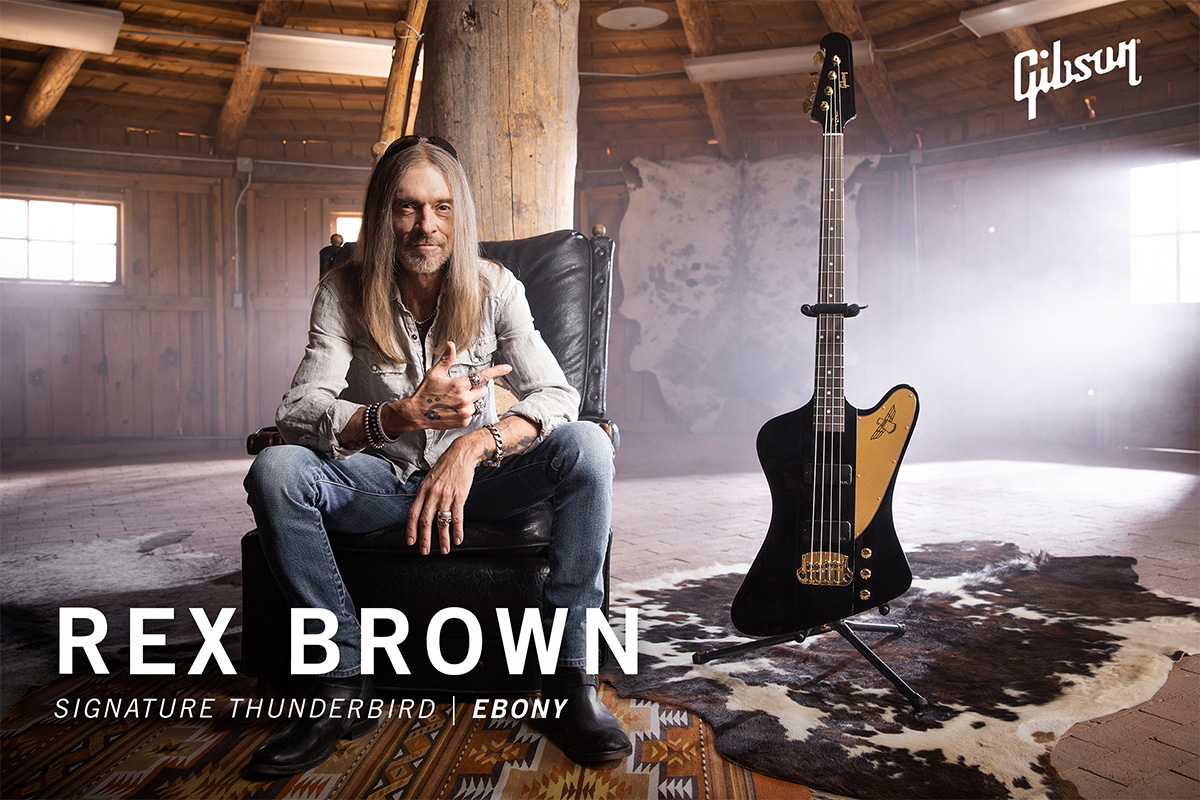 GIBSON】Rex Brown Signature Thunderbird Bass | ベース・マガジン