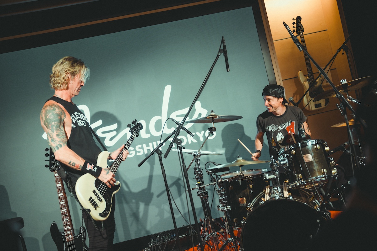 リズム体でのセッション @Fender Flagship Tokyo