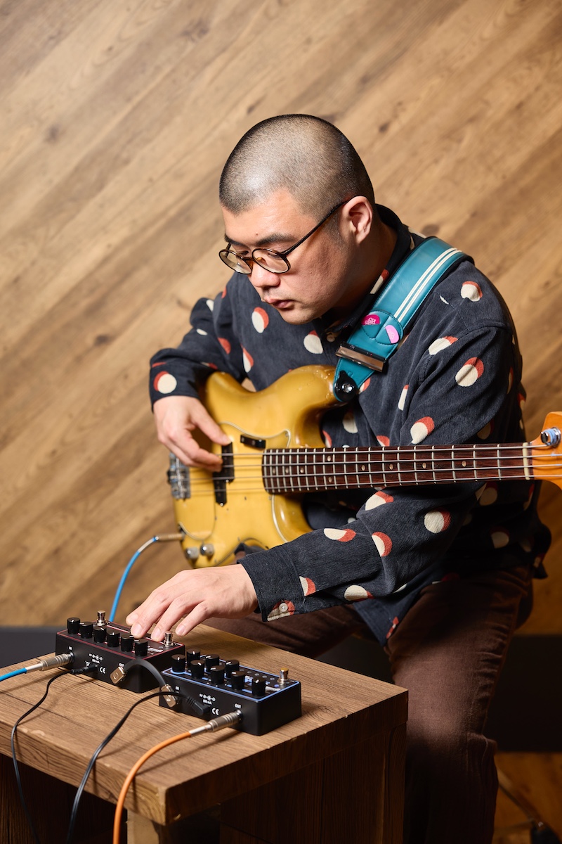 山本慶幸　試奏風景