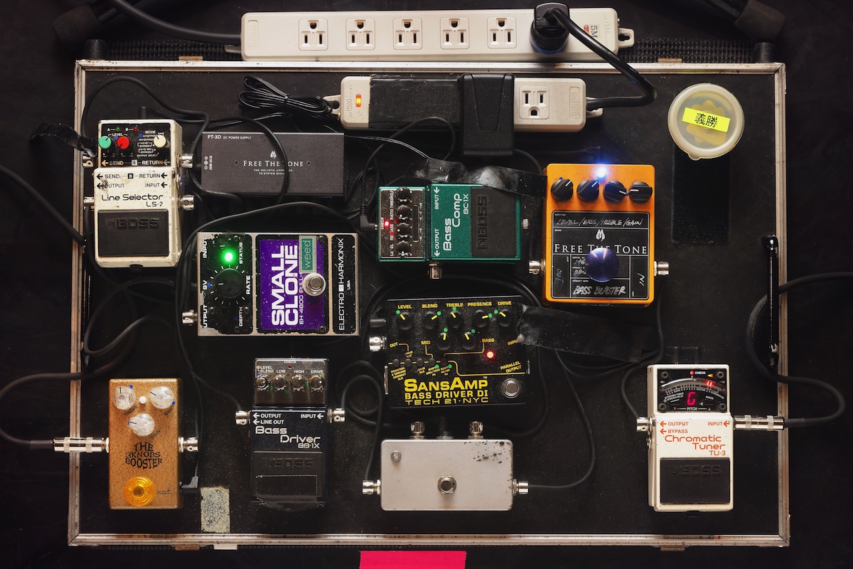 首藤義勝(the cabs)エフェクター・ボード