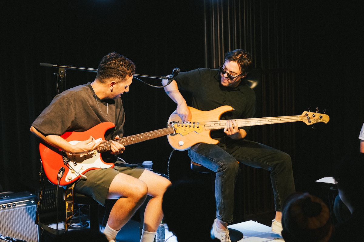 ジョー・ダート（ヴルフペック）ベース・セミナーの模様　コリー・ウォンも飛び入り！