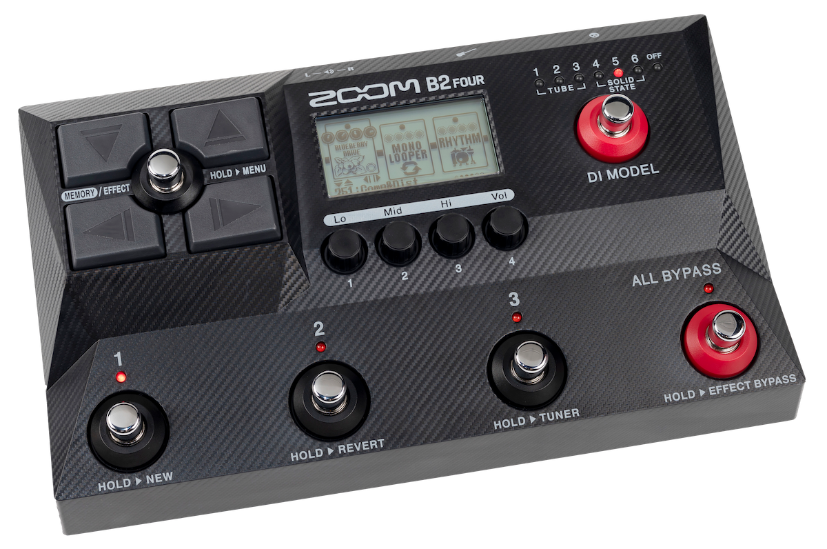 ZOOM B2 FOUR ベース マルチエフェクター 最新-