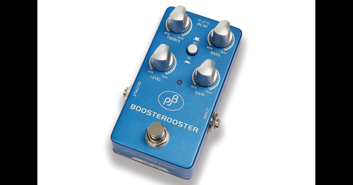 低音に艶を加える、PJBの高品位プリアンプ／ブースター“PE-2