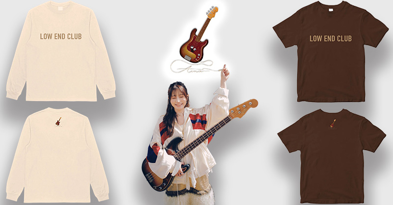 【山内あいな（SILENT SIREN）監修】ベース愛が溢れ出たオリジナル・コラボTeeが登場！