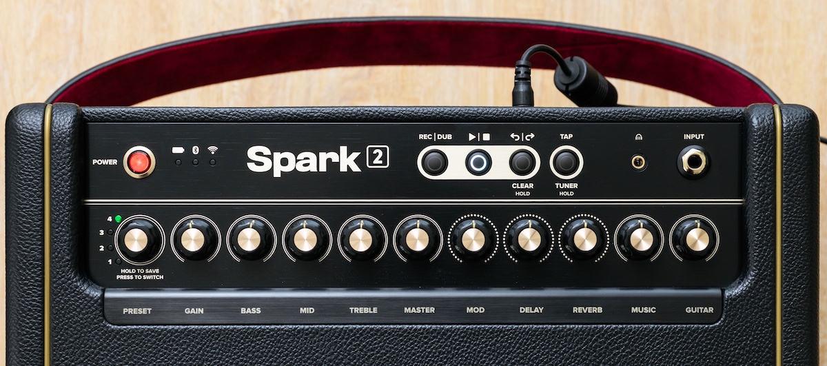 Positive Grid Spark 2 コントロール・パネル