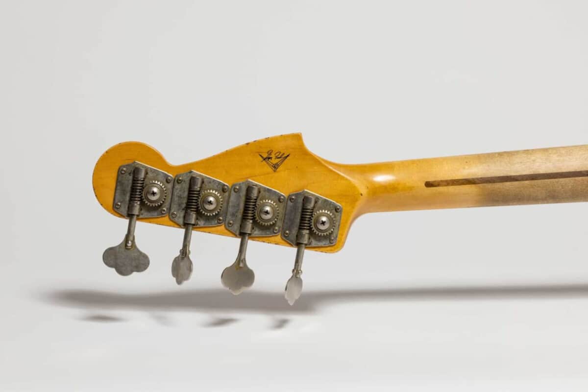 Limited Edition Masterbuilt J Precision Bass® PJ, King’s Red Sparkle neck