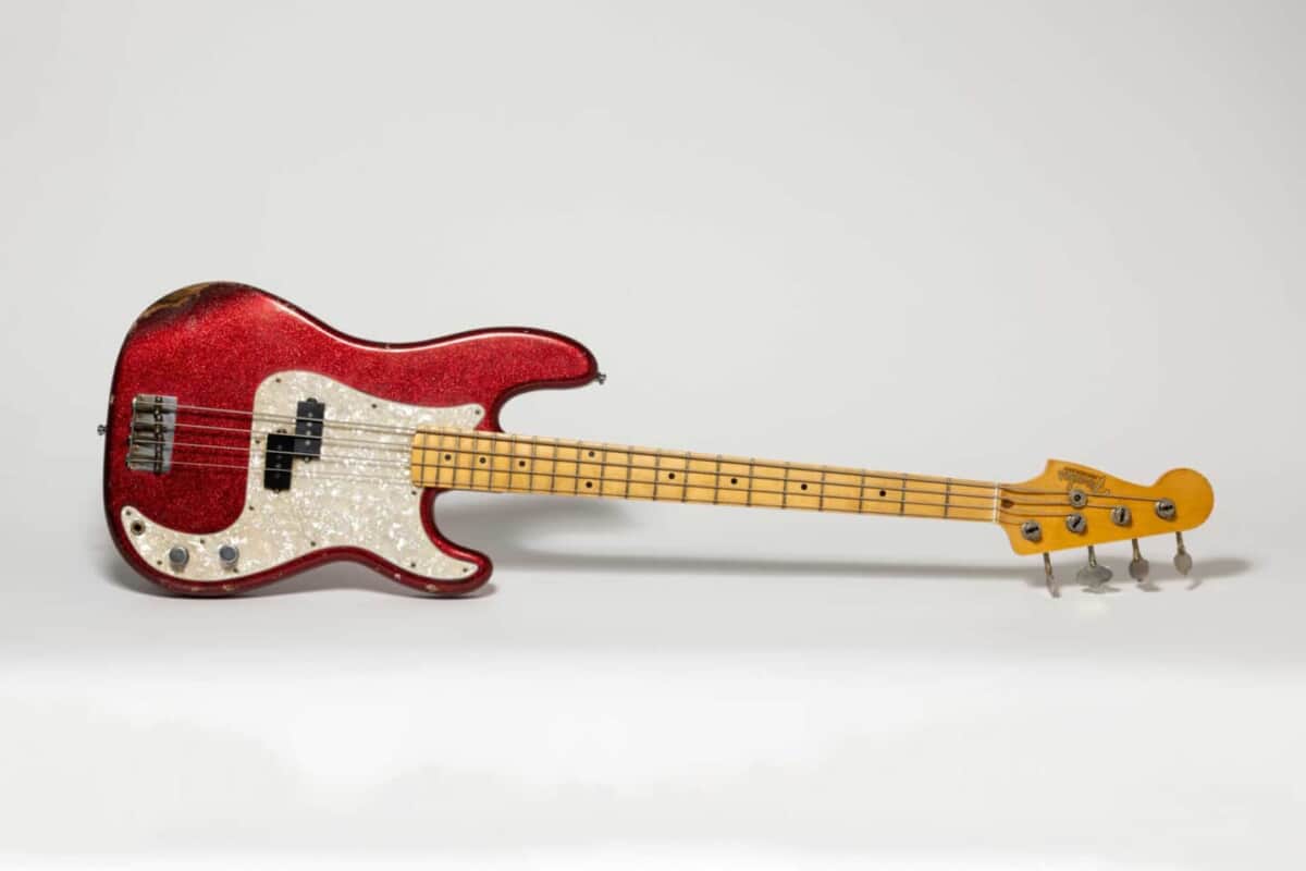 Limited Edition Masterbuilt J Precision Bass® King’s Red Sparkle