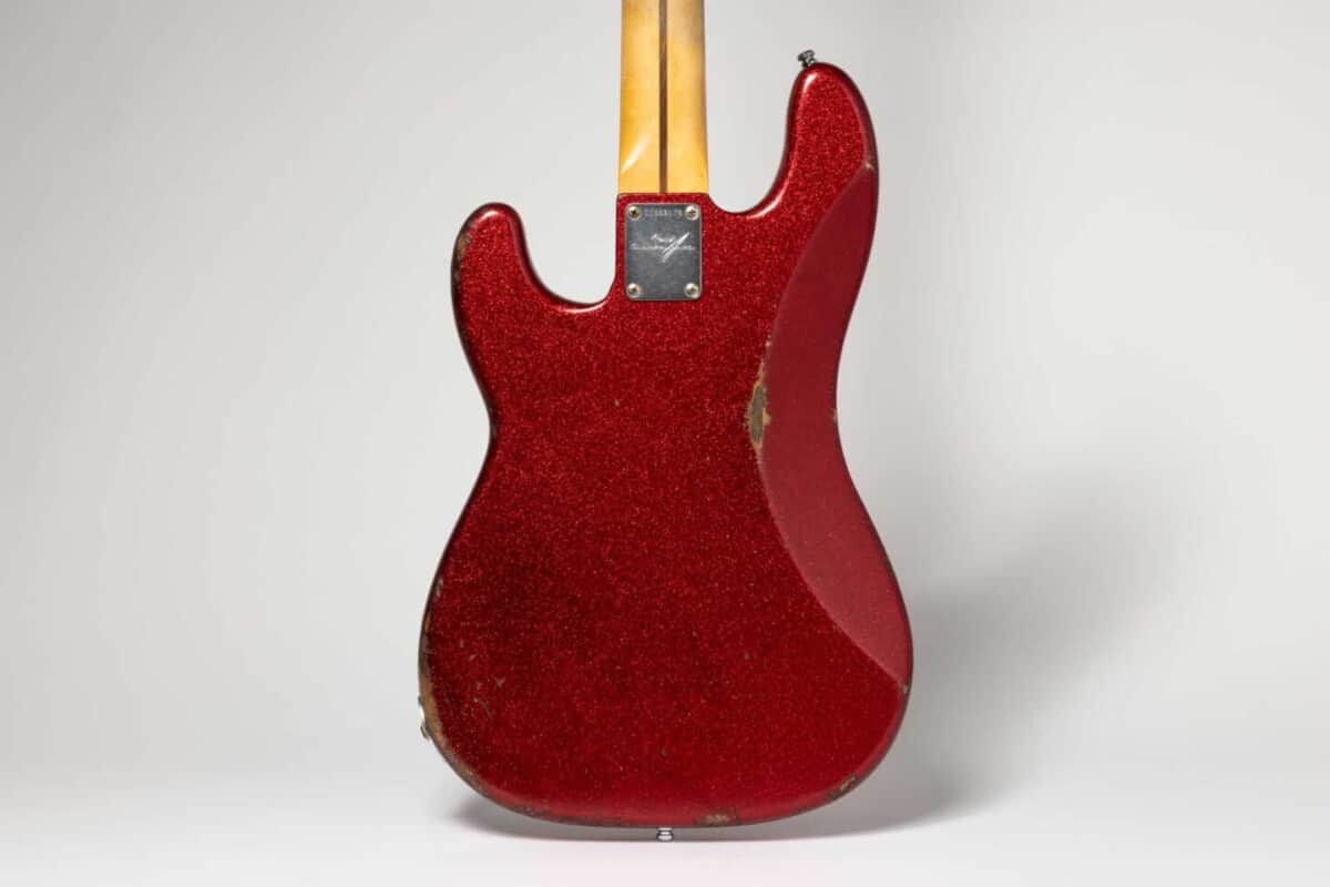 Limited Edition Masterbuilt J Precision Bass® PJ, King’s Red Sparkle rear